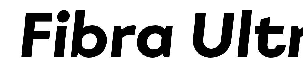  DEMO Fibra UltraBold It Regular font family download free