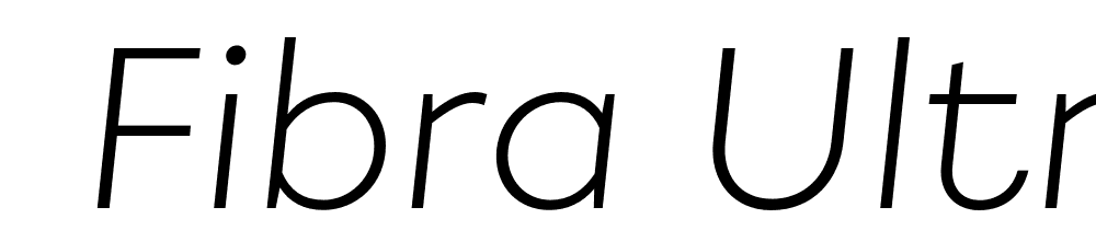  DEMO Fibra UltraLight It Regular font family download free