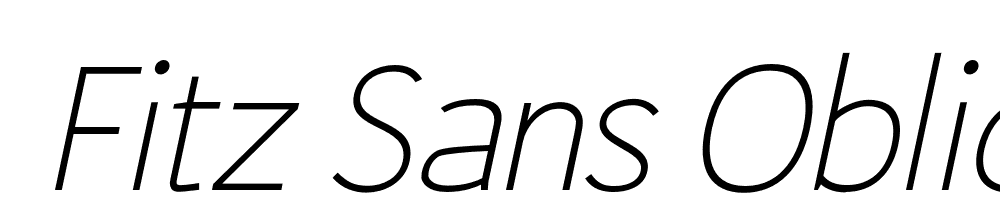  DEMO Fitz Sans Oblique SRF Regular font family download free