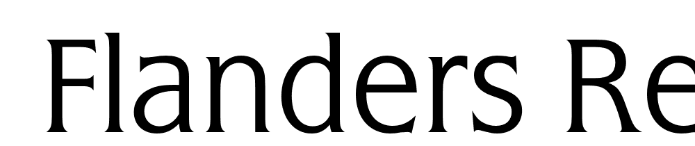  DEMO Flanders Regular font family download free