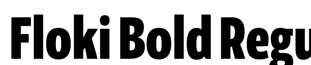  DEMO Floki Bold Regular font family download free