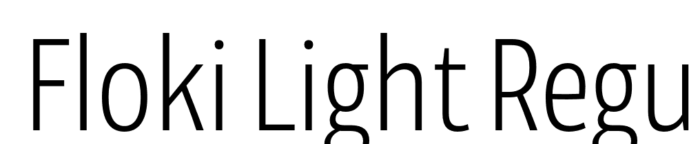  DEMO Floki Light Regular font family download free