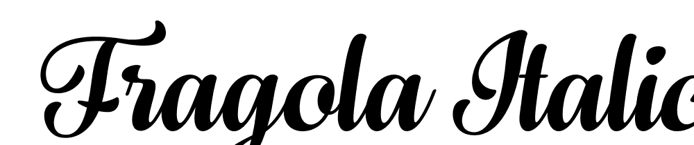  DEMO Fragola Italic Regular font family download free