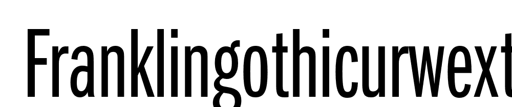  DEMO FranklinGothicURWExtComDBoo Regular font family download free