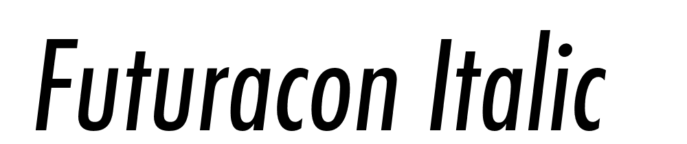  DEMO FuturaCon Italic font family download free