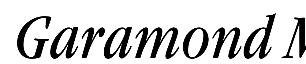  DEMO Garamond Modern FS Italic font family download free