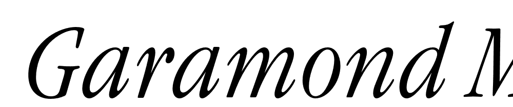  DEMO Garamond Modern FS Lt Italic font family download free