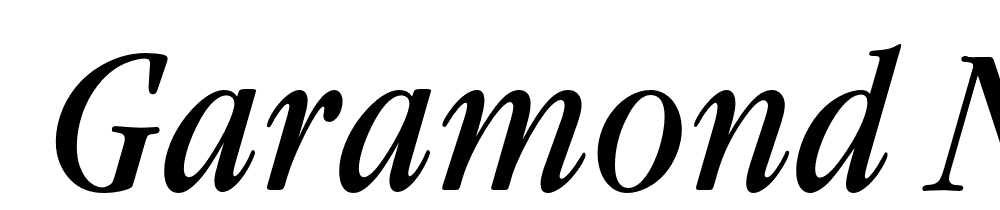  DEMO Garamond Nova Pro Cd Italic font family download free