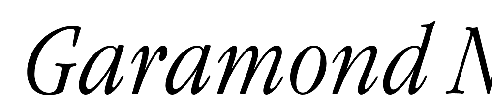  DEMO Garamond Nova Pro Cd Light Italic font family download free