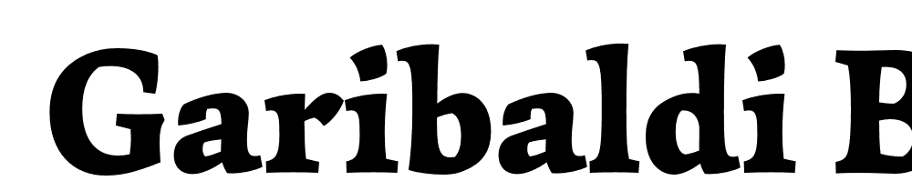  DEMO Garibaldi Black Regular font family download free