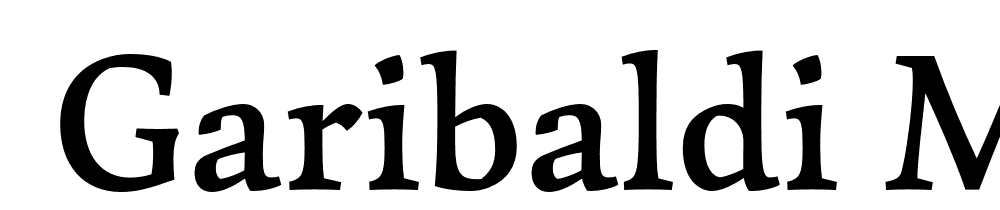  DEMO Garibaldi Medium Regular font family download free