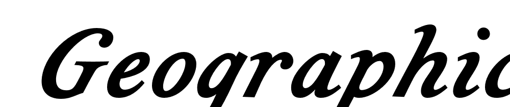  DEMO Geographica Bold Italic font family download free