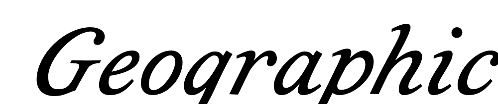  DEMO Geographica Italic font family download free