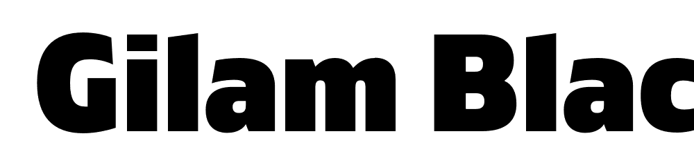  DEMO Gilam Black Regular font family download free