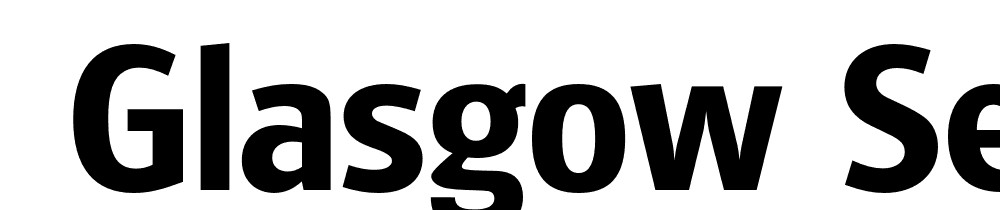  DEMO Glasgow Serial Bold font family download free