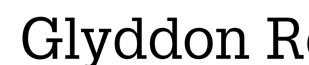  DEMO Glyddon Regular font family download free