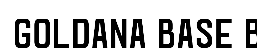  DEMO Goldana Base Base font family download free