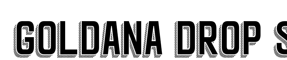  DEMO Goldana Drop Stripes Drop Stripes font family download free