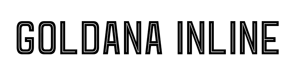  DEMO Goldana Inline Inline font family download free