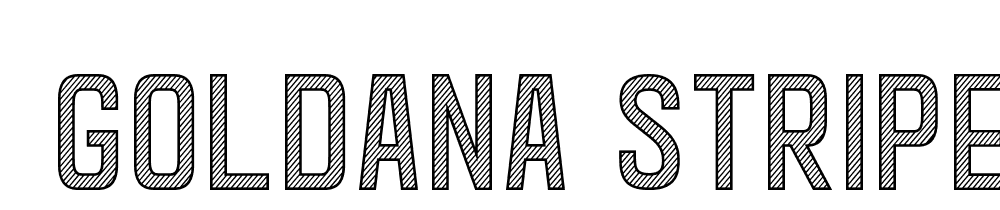  DEMO Goldana Stripes Stripes font family download free