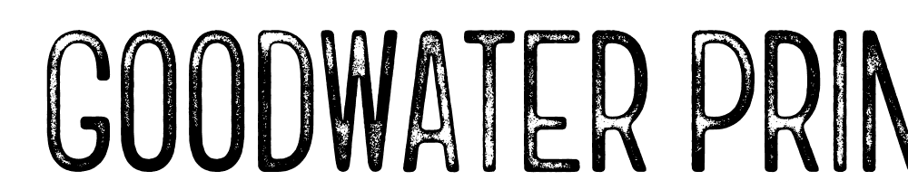  DEMO Goodwater Print Sans 1 Regular font family download free