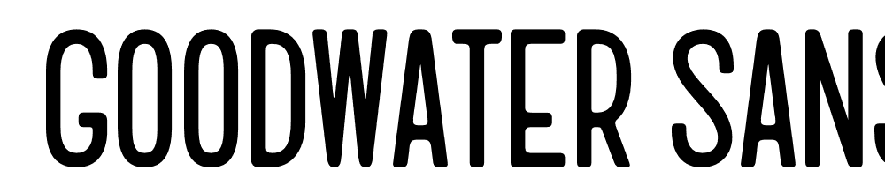  DEMO Goodwater Sans 2 Regular font family download free