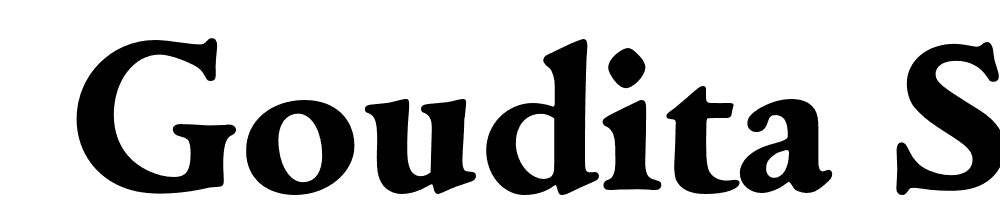  DEMO Goudita Serial Xbold Regular font family download free