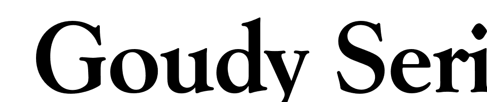  DEMO Goudy Serial Bold font family download free