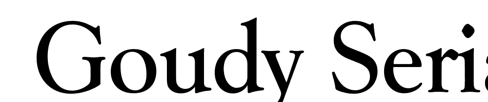  DEMO Goudy Serial Medium Regular font family download free