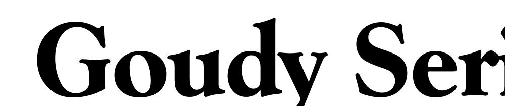  DEMO Goudy Serial Xbold Regular font family download free