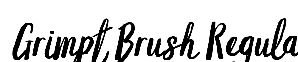  DEMO Grimpt Brush Regular font family download free