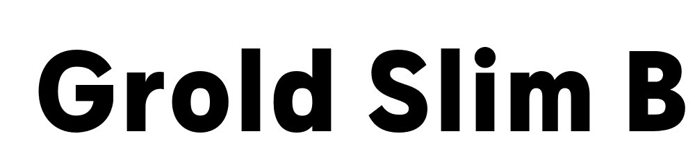  DEMO Grold Slim Bold Regular font family download free