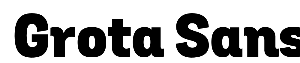  DEMO Grota Sans Alt Black Black font family download free