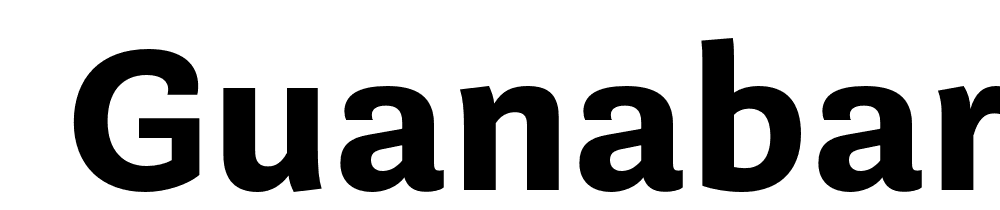  DEMO Guanabara Sans Bold Regular font family download free