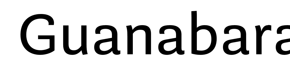  DEMO Guanabara Sans Book Regular font family download free