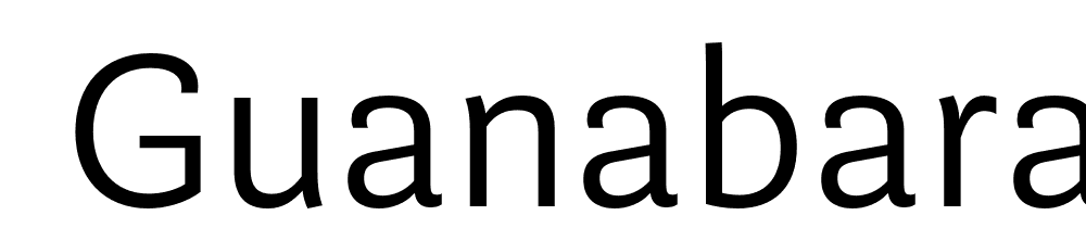  DEMO Guanabara Sans Light Regular font family download free