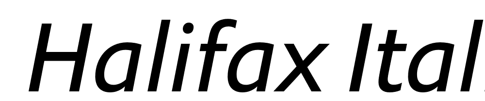  DEMO Halifax Italic font family download free