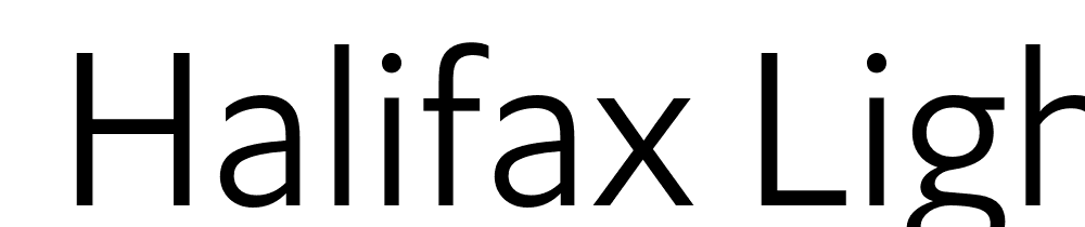  DEMO Halifax Light Regular font family download free