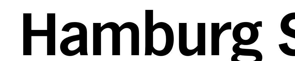  DEMO Hamburg Serial Bold font family download free