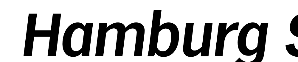  DEMO Hamburg Serial Bold Italic font family download free