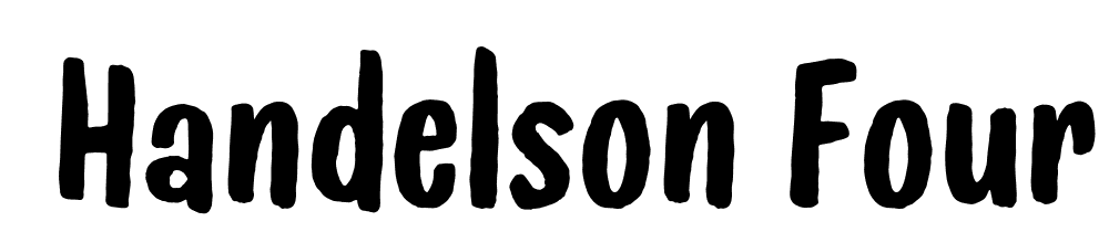  DEMO Handelson Four Regular font family download free