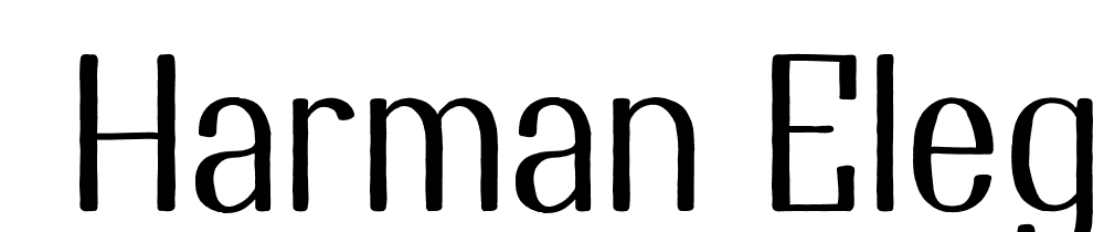  DEMO Harman Elegant Regular font family download free