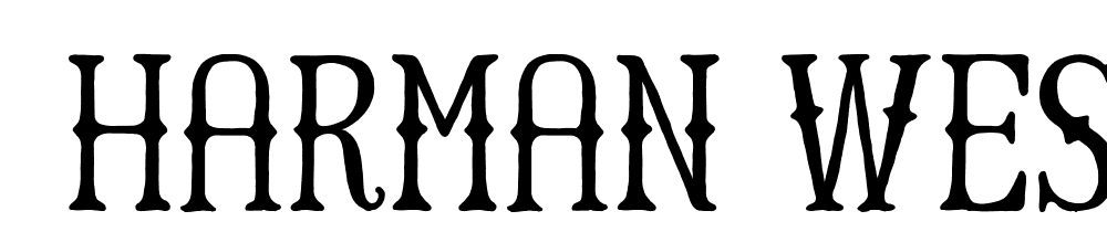  DEMO Harman Western Regular font family download free