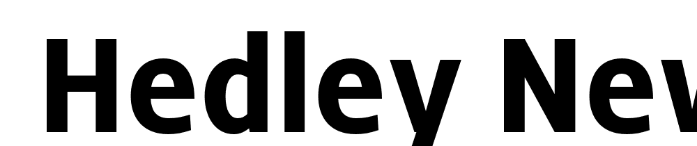  DEMO Hedley New Rg Bold font family download free