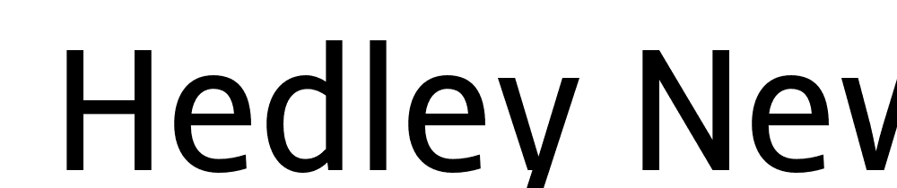  DEMO Hedley New Rg Regular font family download free