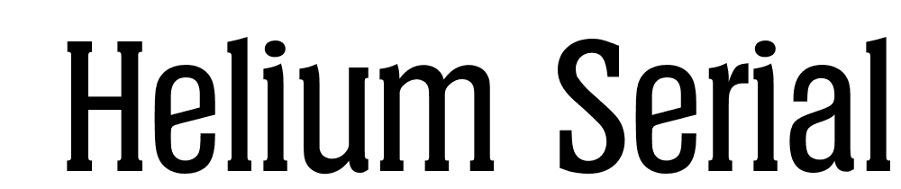  DEMO Helium Serial Medium Regular font family download free