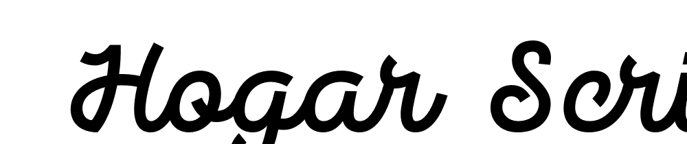  DEMO Hogar Script Bold Regular font family download free