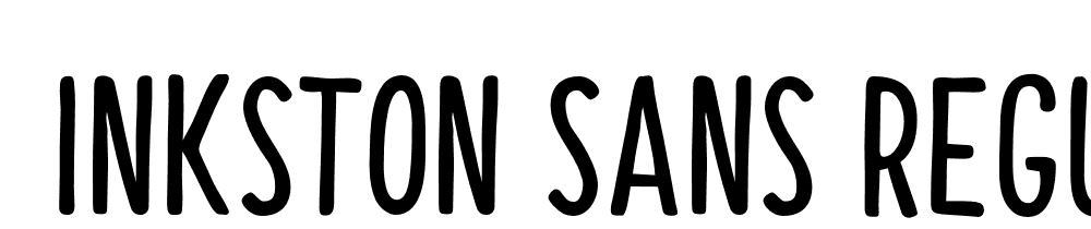  DEMO Inkston Sans Regular font family download free