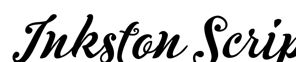  DEMO Inkston Script Regular font family download free