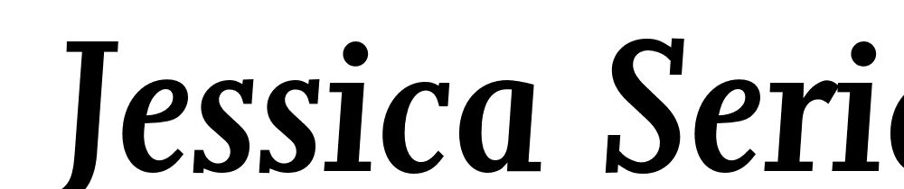  DEMO Jessica Serial Medium Italic font family download free